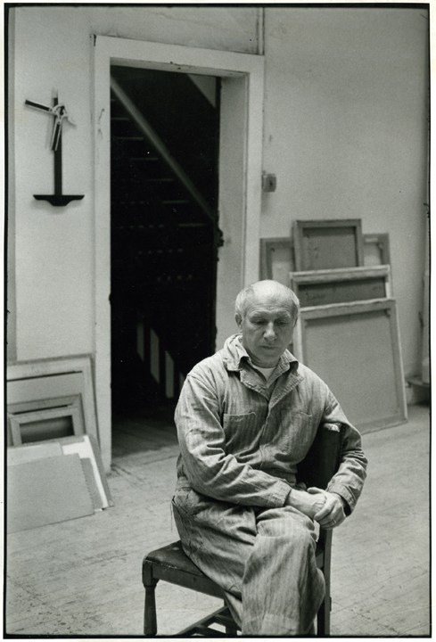 Portriat of Jack Tworkov by Henri Cartier-Bresson, New York 1968