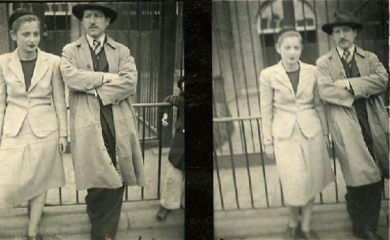Wally and Jack with daughter Hermine, 1944