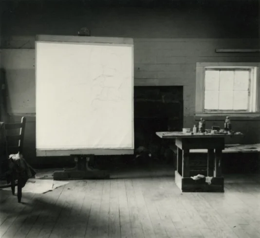 Studio of Jack Tworkov by Robert Rauschenberg, July 1952