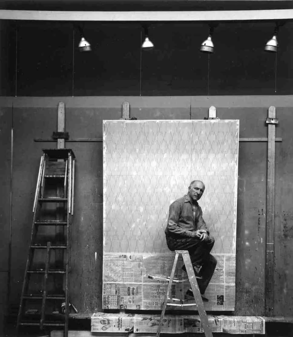 Portrait of Jack Tworkov by Arnold Newman, Provincetown 1973