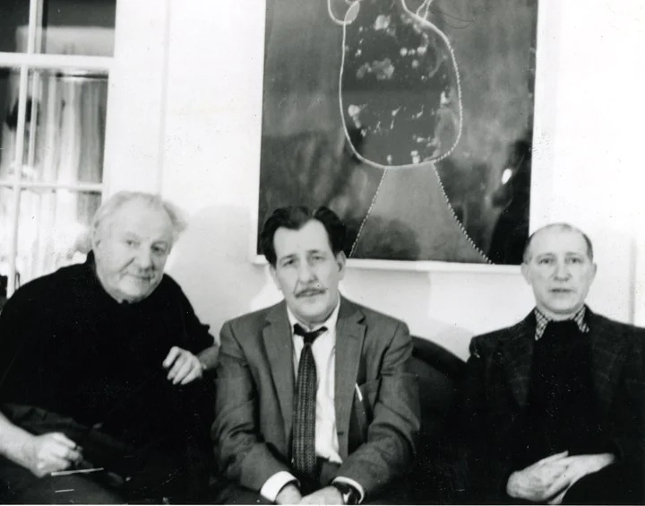 Hans Hofmann, Franz Kline and Jack Tworkov, Provincetown 1959