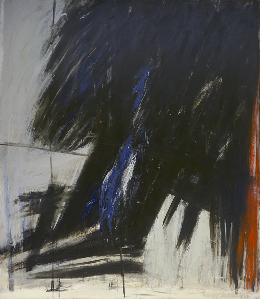 East Barrier , 1960, Oil on canvas, 91 3/4 x 80 7/8 in. (233 x 205.4 cm) Collection of the Albright-Knox Art Gallery, Buffalo, New York, Gift of Seymour H. Knox, Jr., 1961 (K1961:7) (CR469)