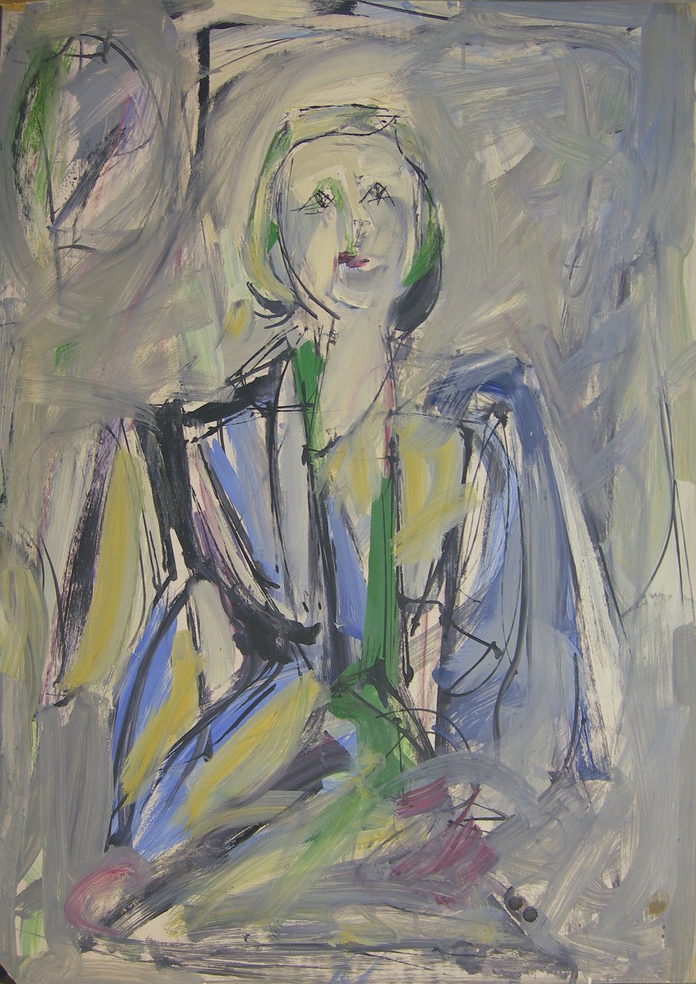 Seated Figure (Z. Sharkey), c. 1948