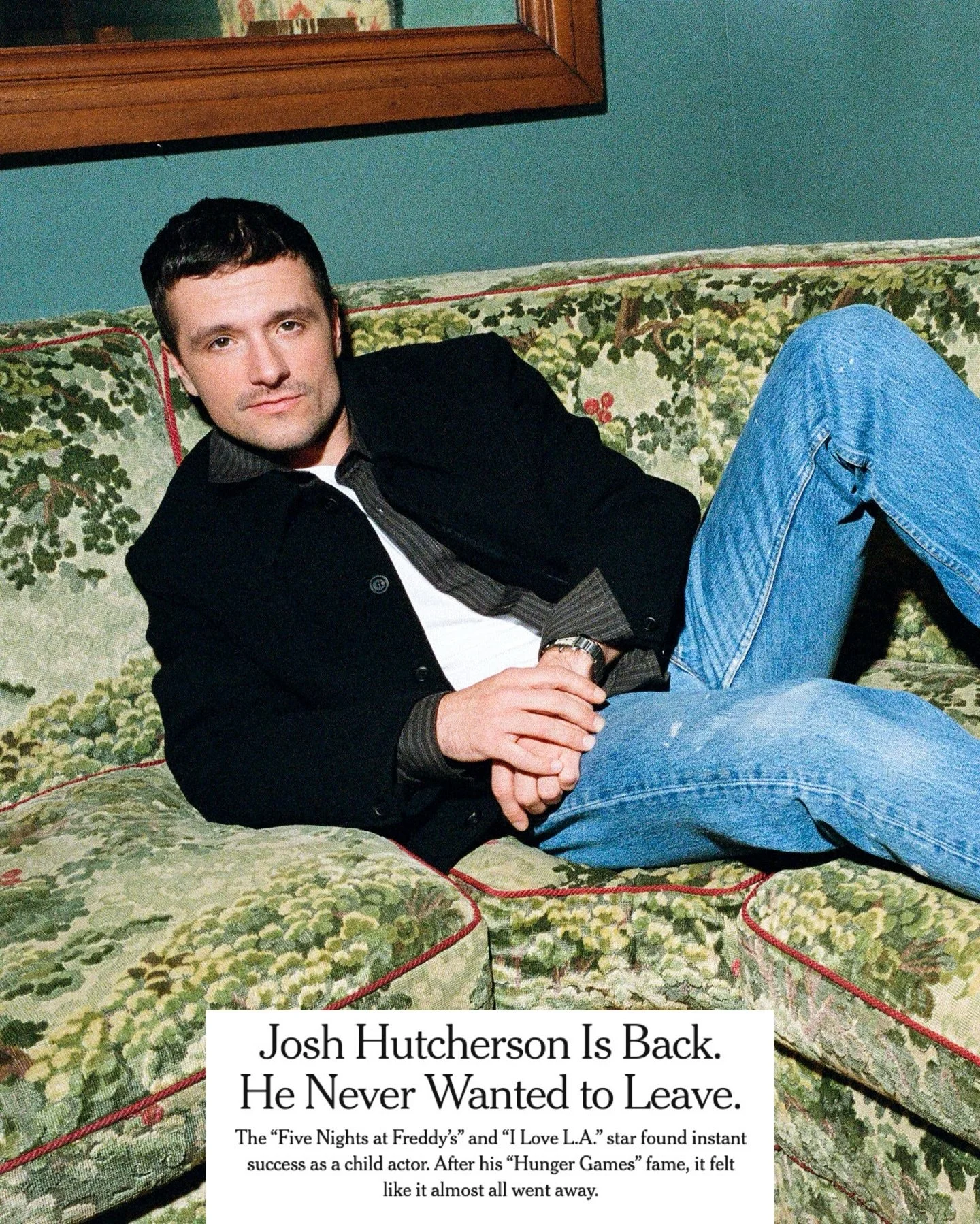 Spent some time chatting with Josh Hutcherson for the @nytimes. Ten years after his last &ldquo;Hunger Games&rdquo; film, the 33-year-old actor is in the midst of a career renaissance with the HBO comedy &ldquo;I Love LA&rdquo; and the &ldquo;Five Ni