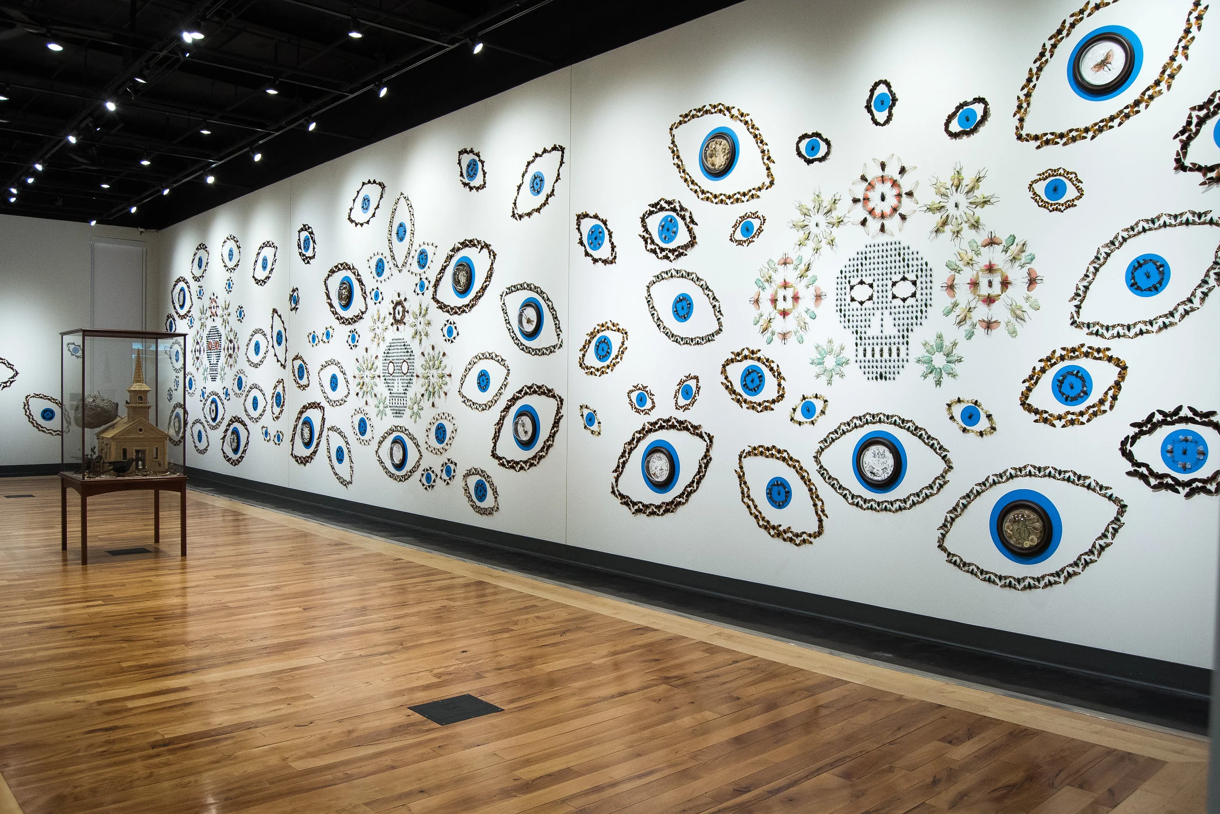 Gallery installation image from “A Wing and a Prayer”.
