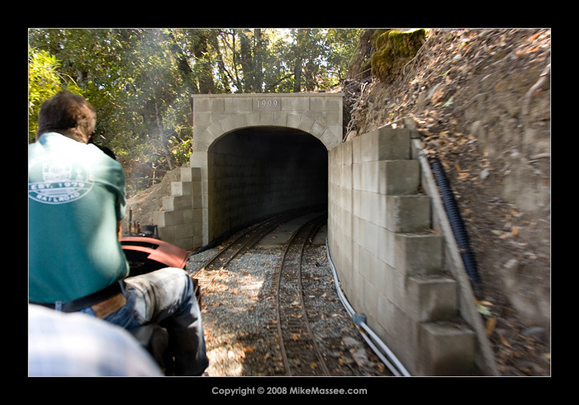 Approaching the Bovine tunnel