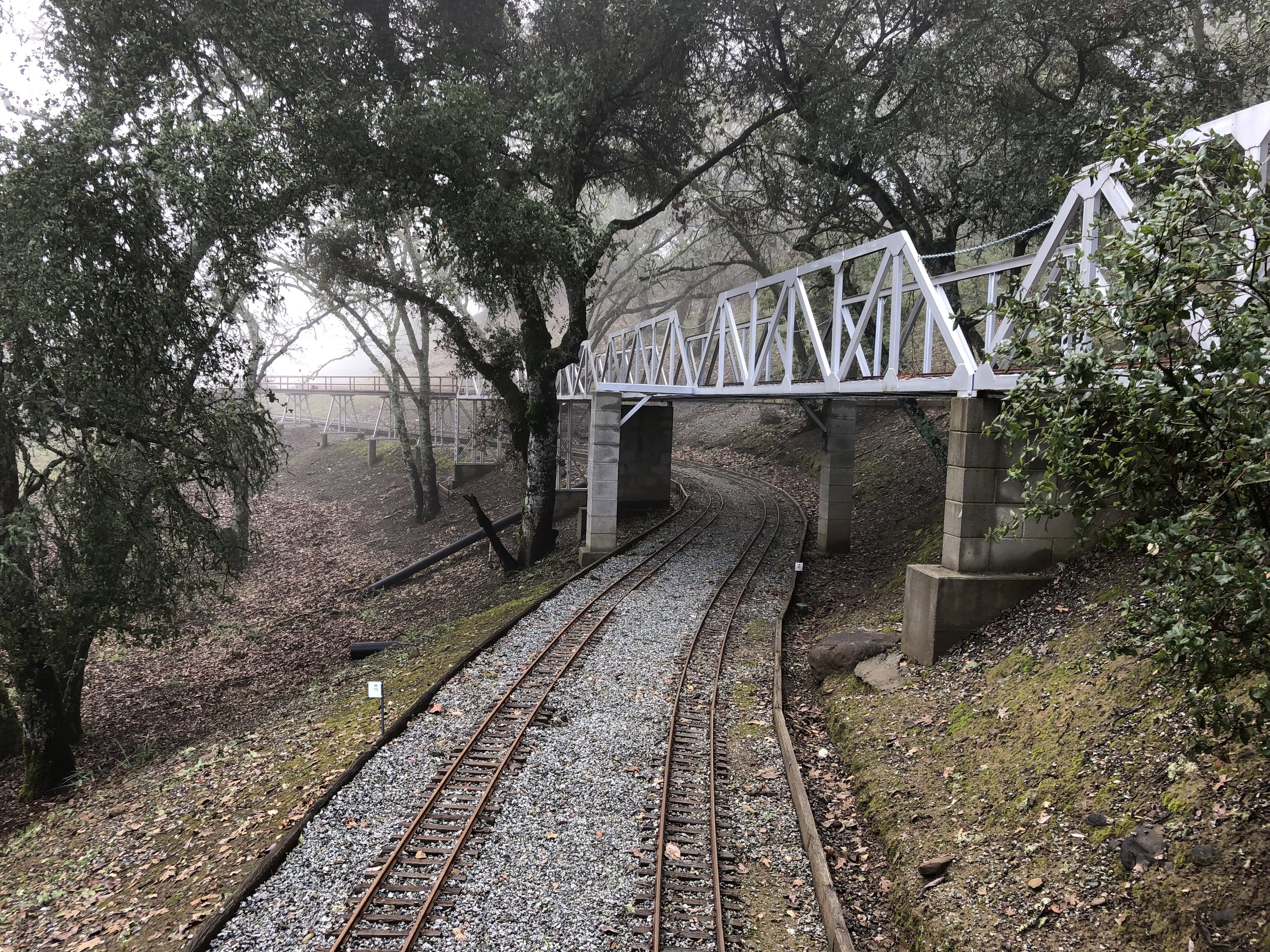 Silver bridge and trestle set