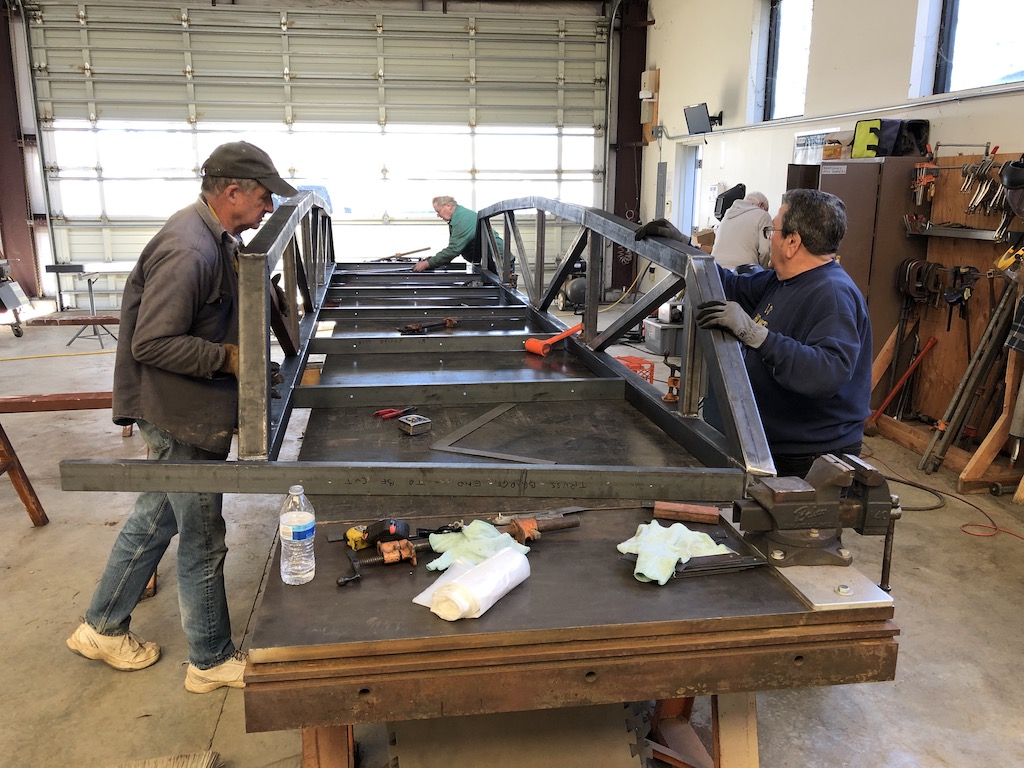 Steel fabrication station