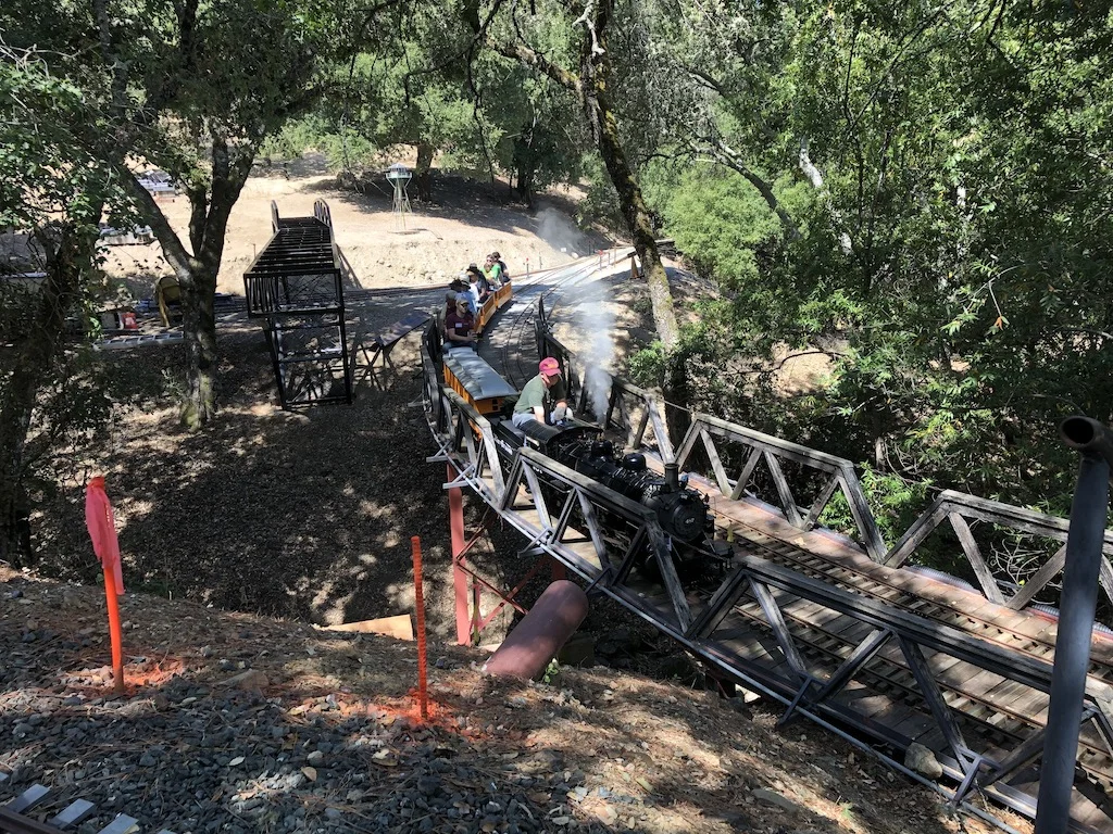 K-36 crosses the high bridge next to the LCB bridge