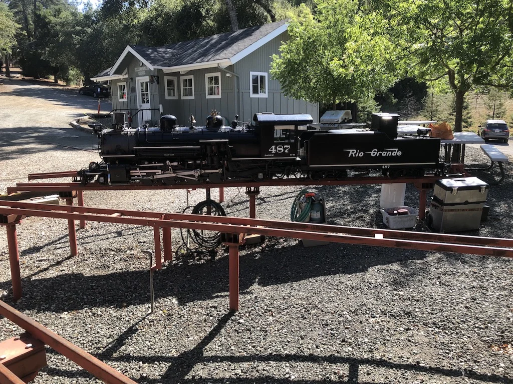 K-36 on display was grounded due to high winds