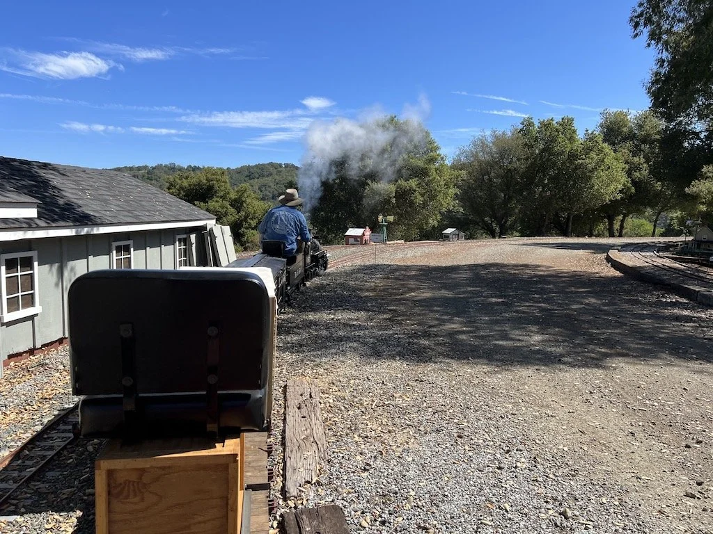 A little puff of steam