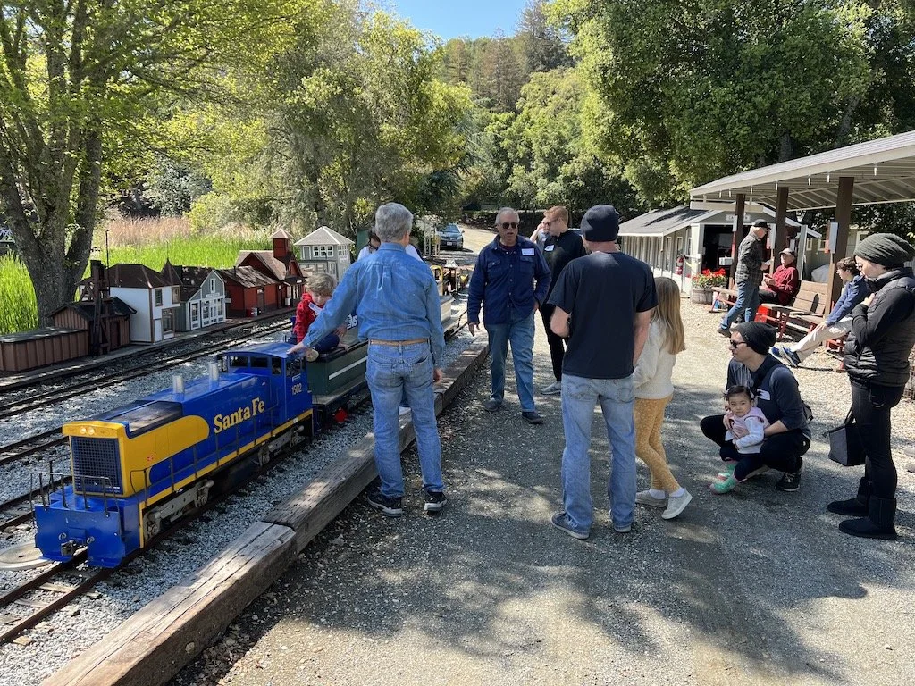 The station area was quite crowded for hours
