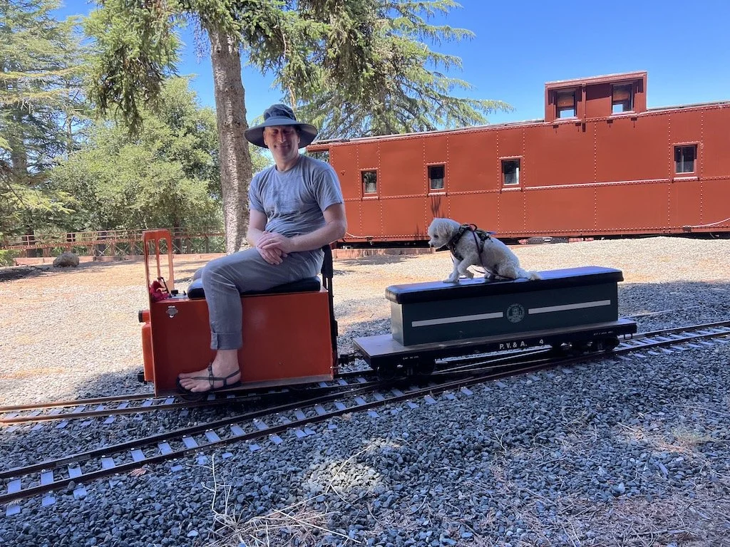 Ed Holland stopped by for a quick check on our progress