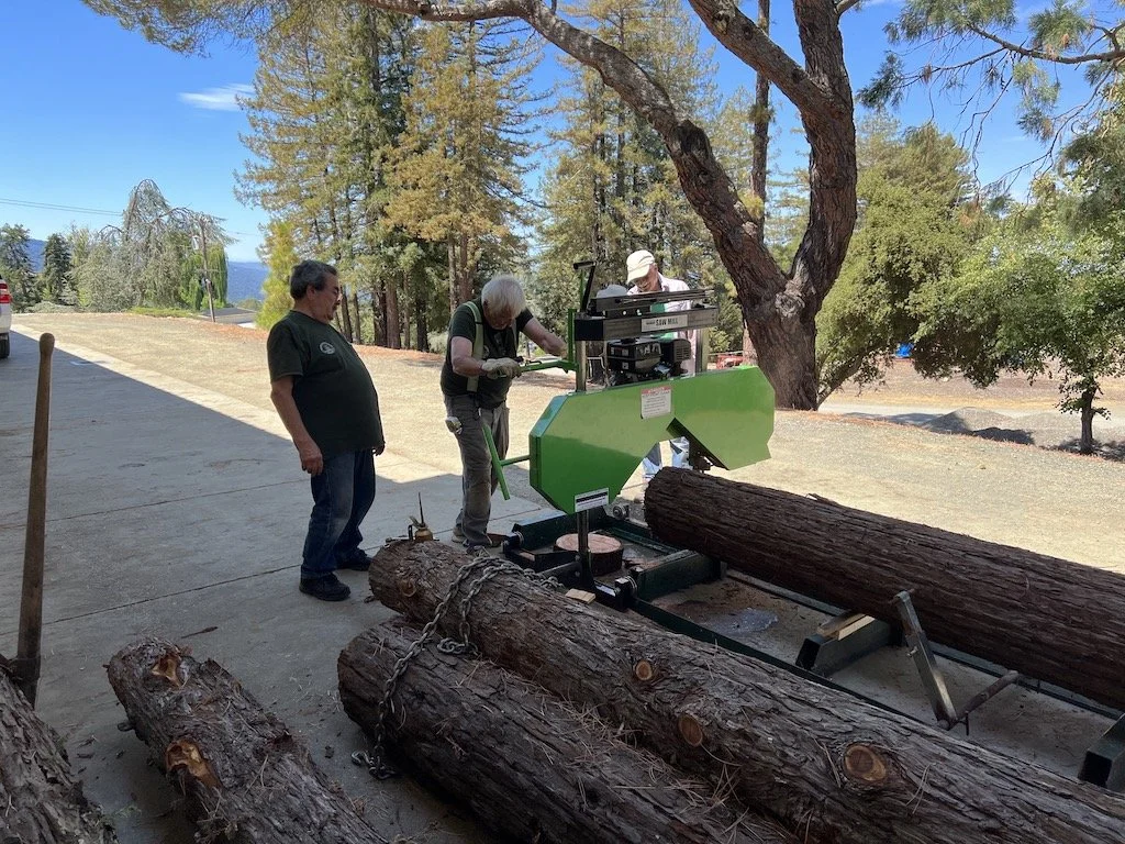 First test drive of the track saw after new gas and assembly