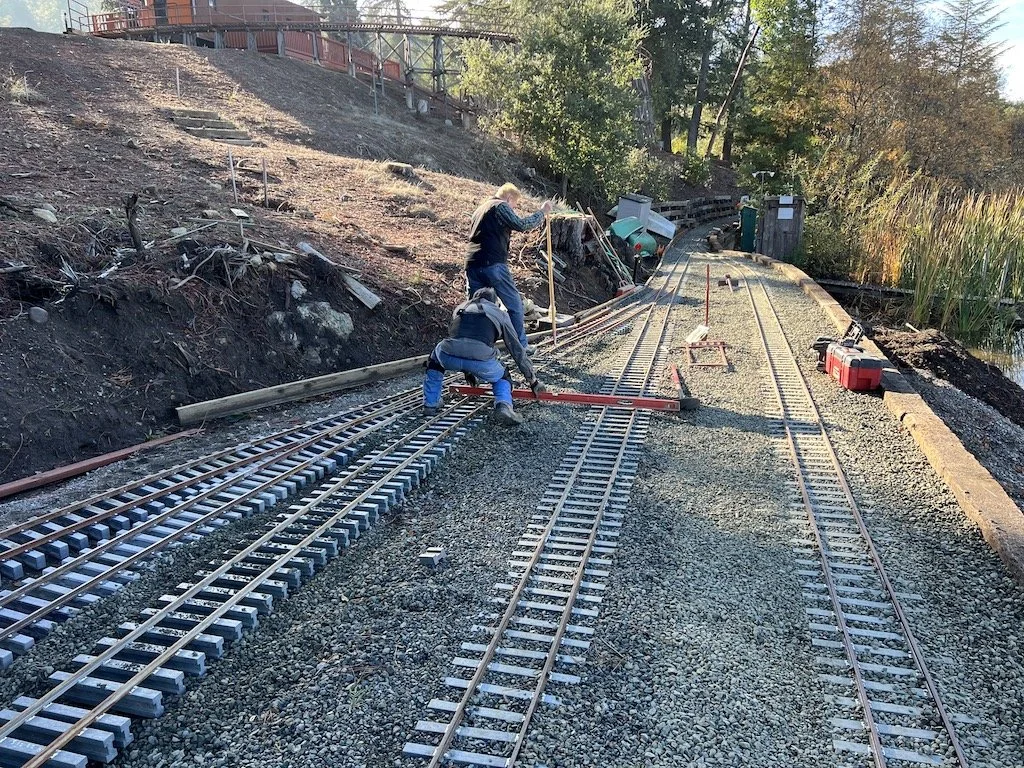 The height of the yard and the mainline is supposed to be the same