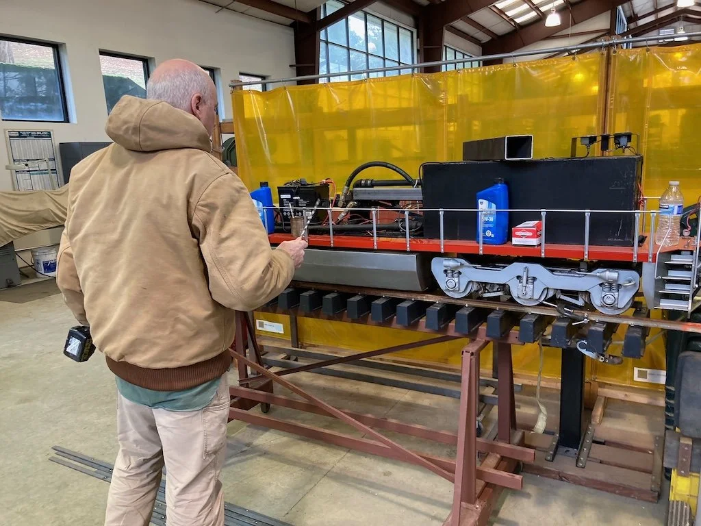 Bruce worked on the new club engine
