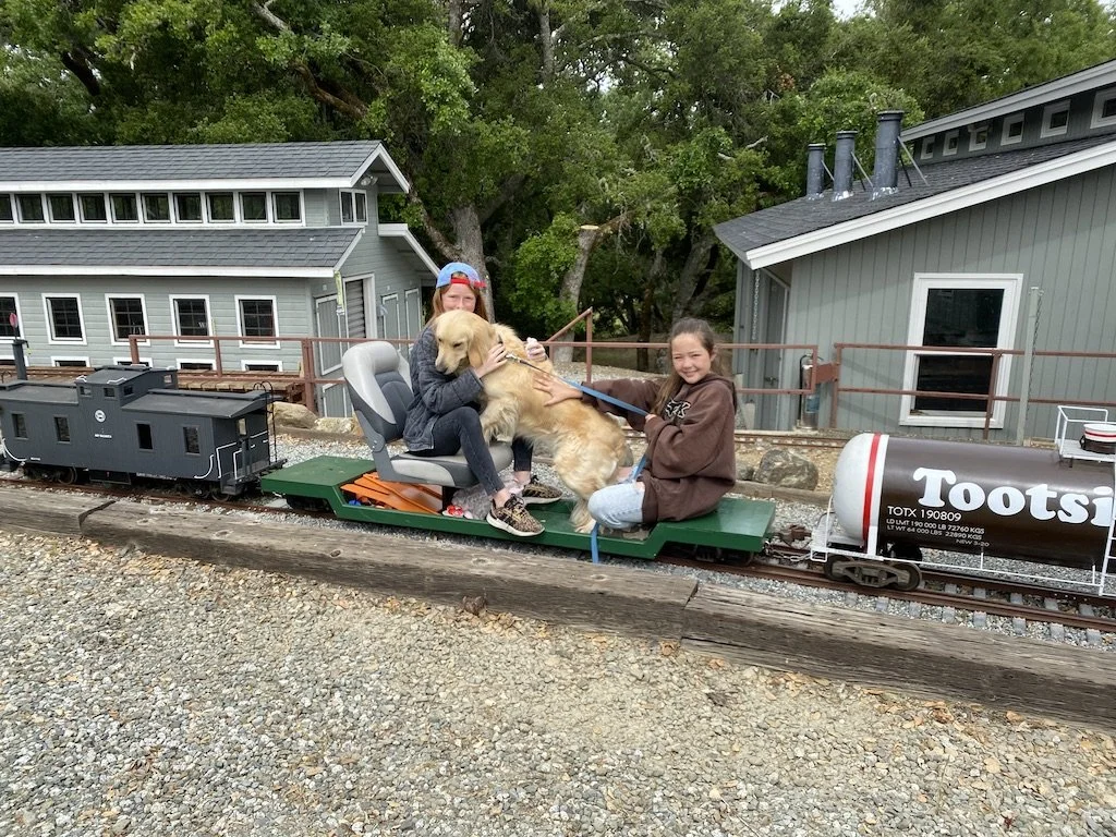 Sami poses with Brandon’s daughter and friend