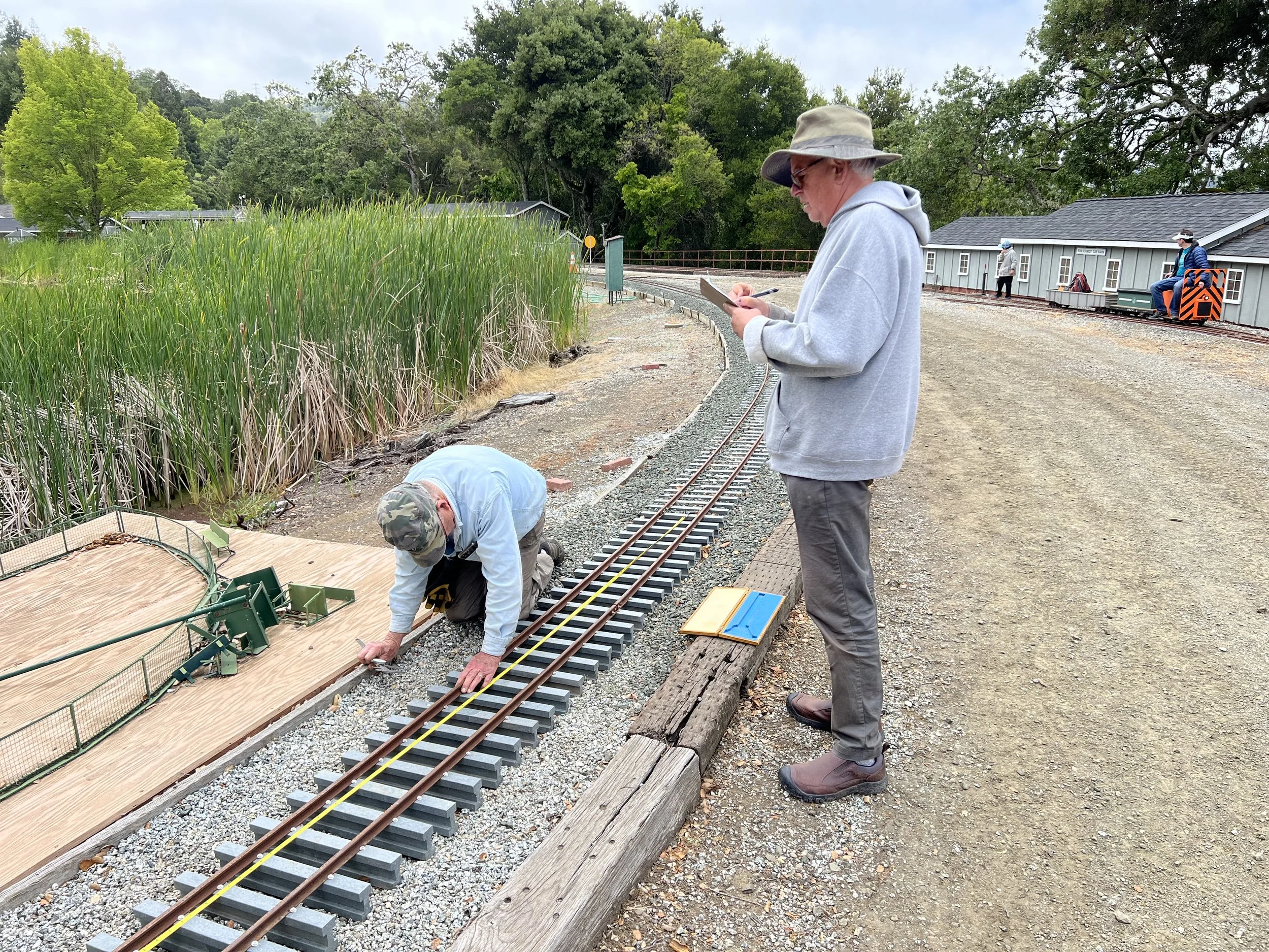 Bill & Russ went out with a caliper to double check the gauging