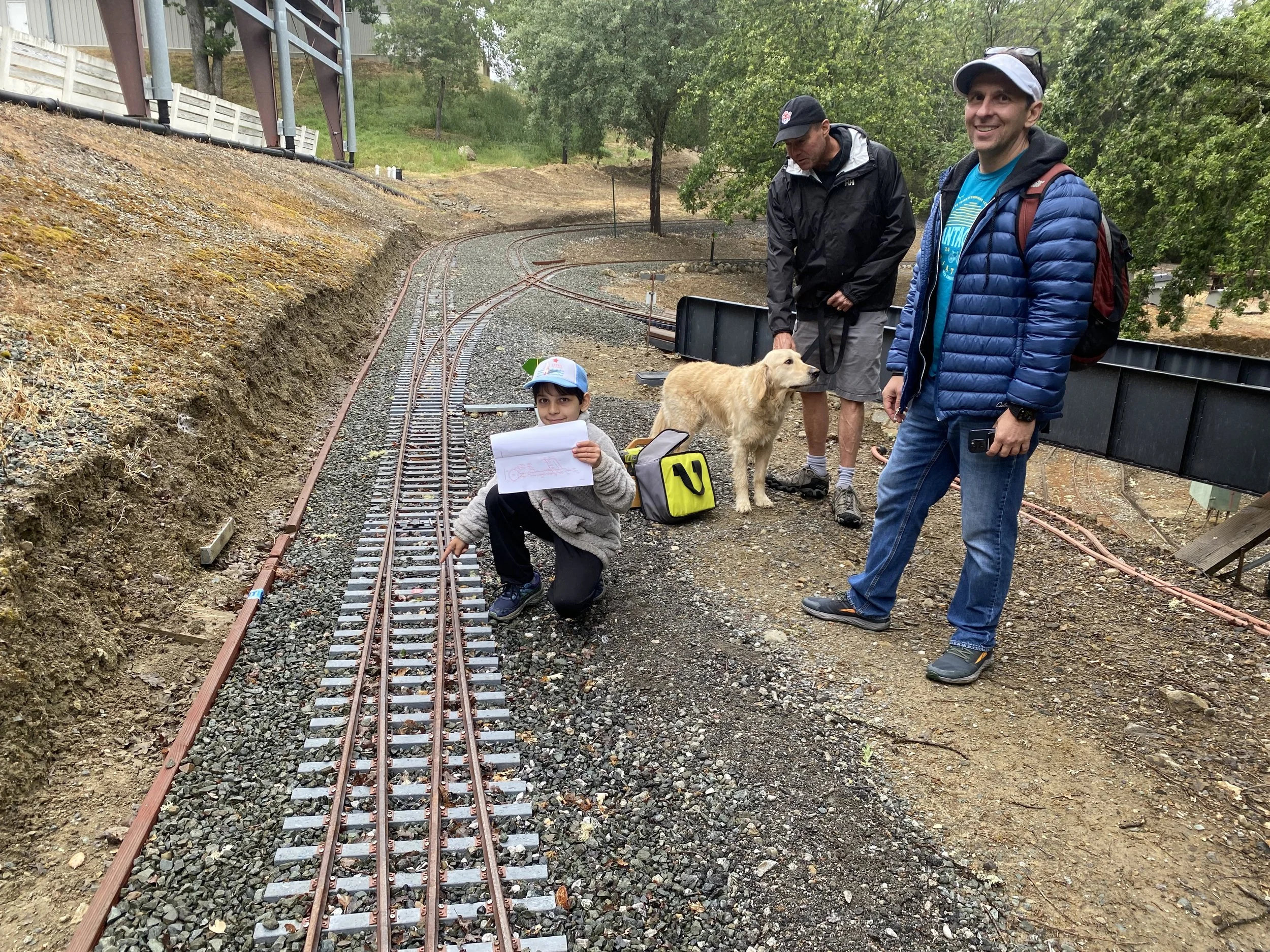 Using a schematic switch maintenance map. The  map book  in Leo's hand can be found on our website.