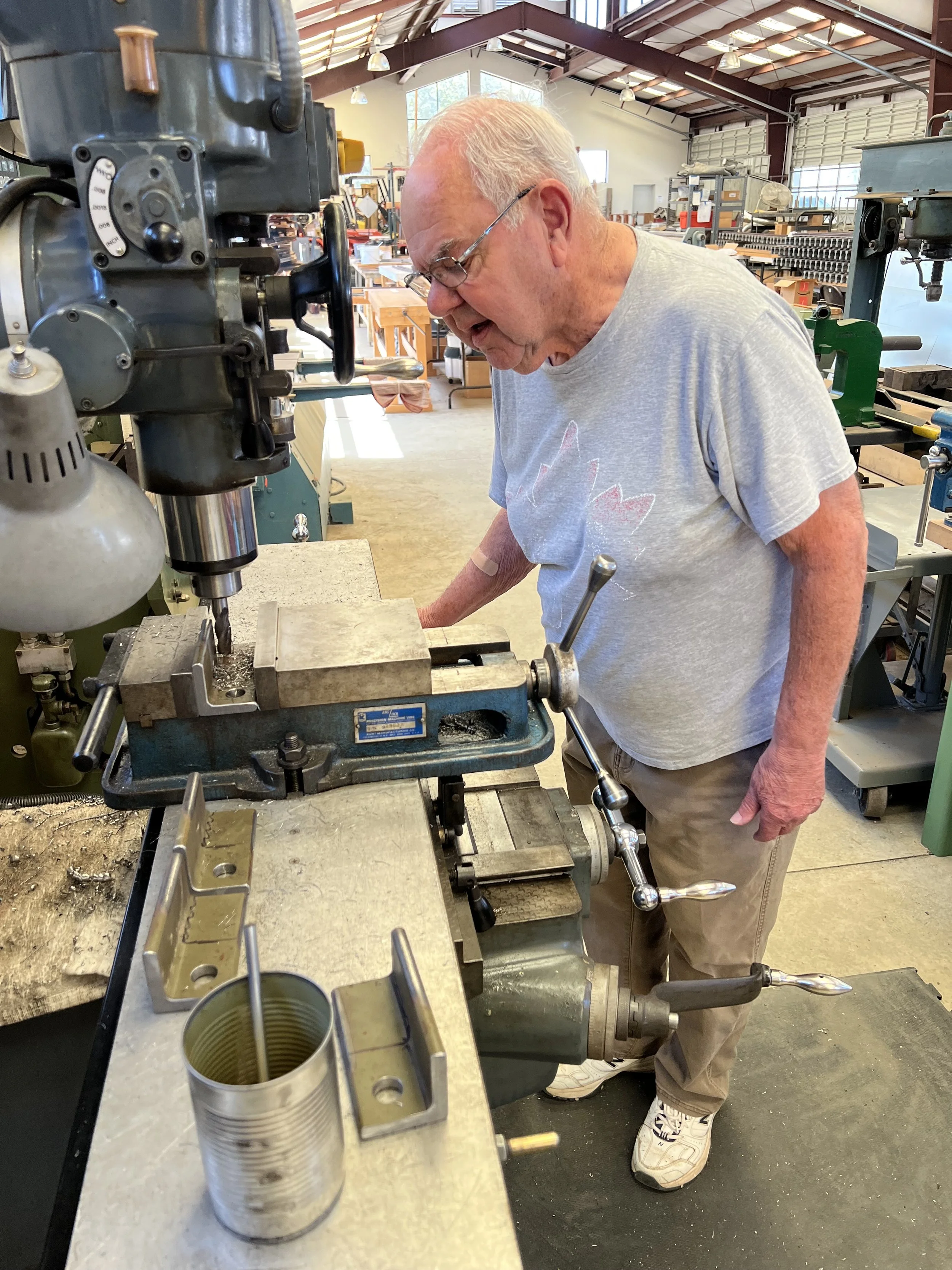 Jerry running the mill