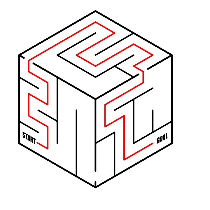 How to Make a Axonometric Maze solution