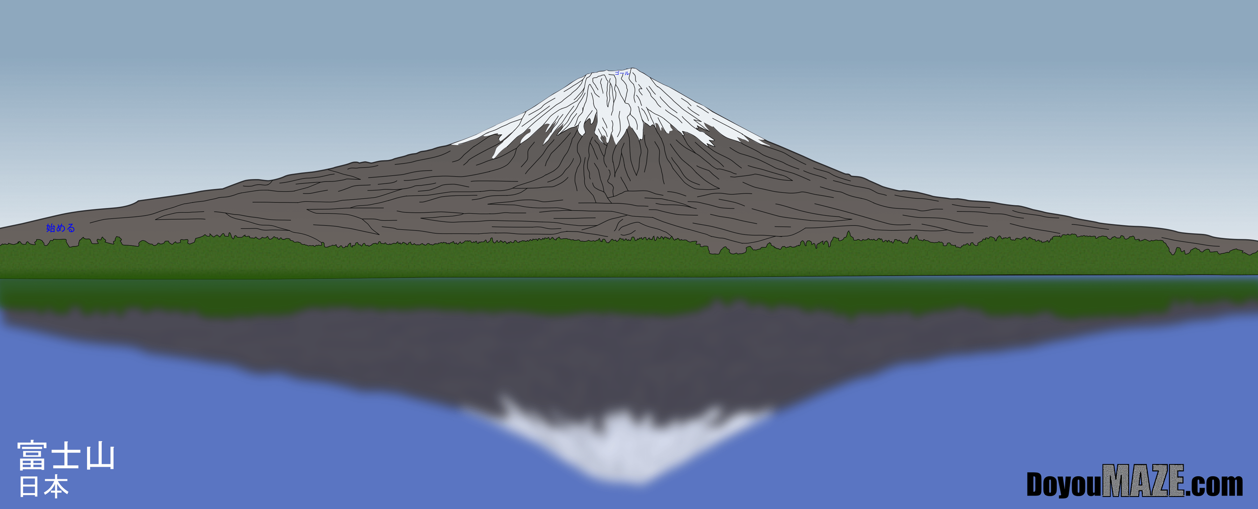 Mount Fuji Maze