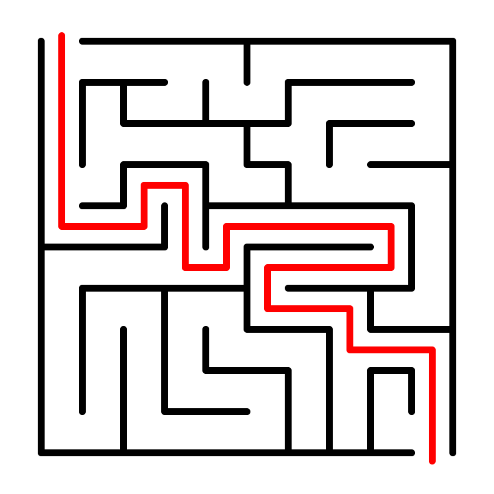 How to make a standard maze step 5