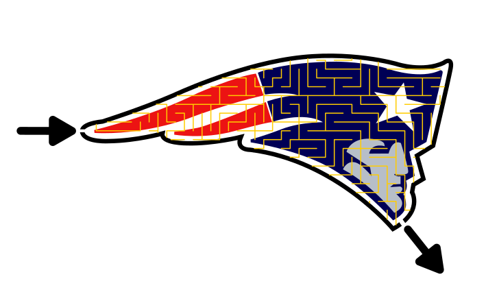 New England Patriots Maze