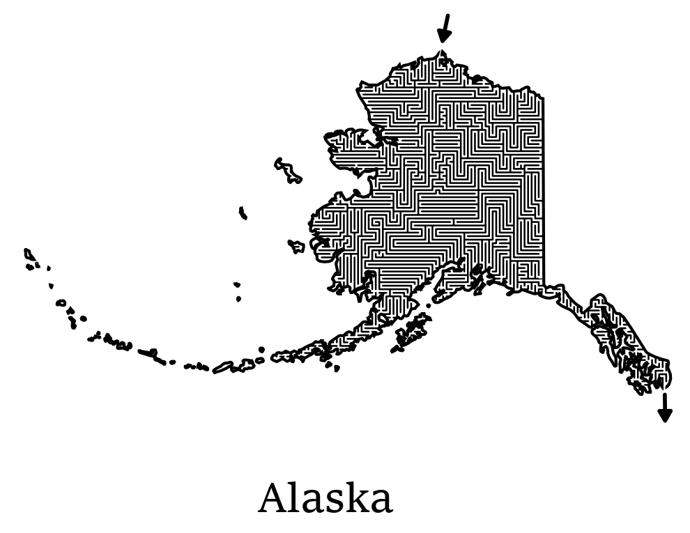 Alaska maze
