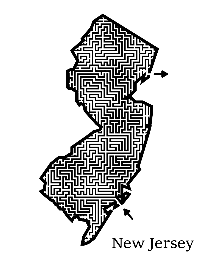 New Jersey maze