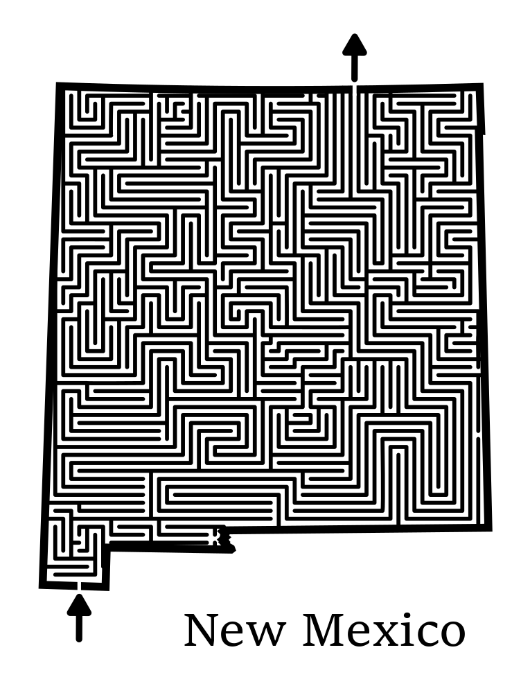 New Mexico maze
