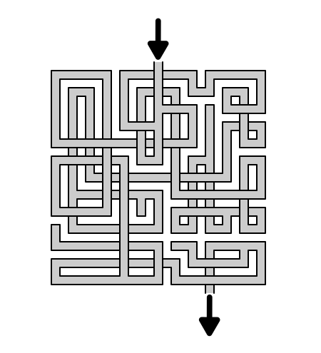 How to Make a Weaving Path Maze - 2 Methods