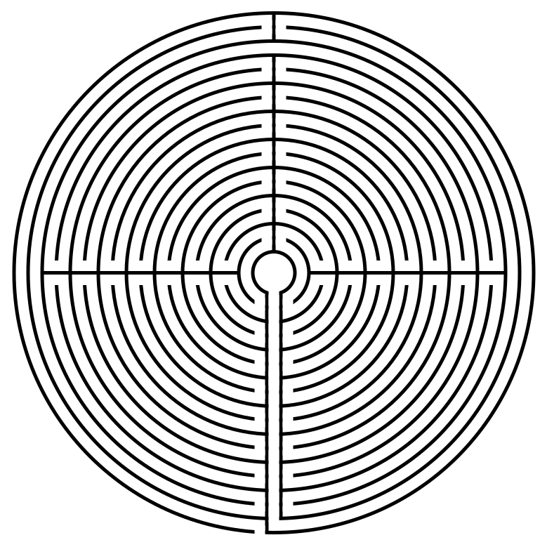 17 circuit Circular Labyrinth