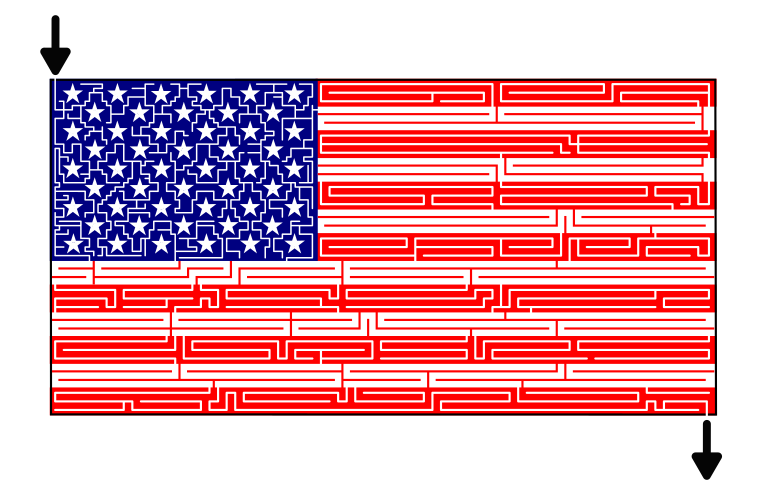 Americana Mazes - Mazes that celebrate the USA