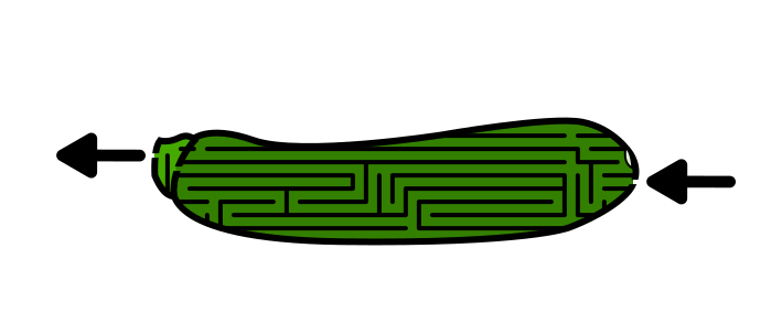 laberinto del calabacín