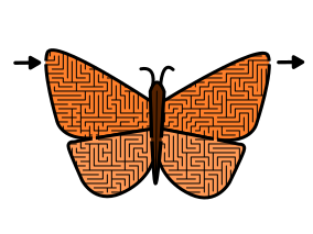 Butterfly Mazes for Kids