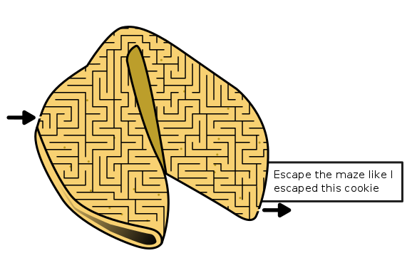 Fortune Cookie Mazes