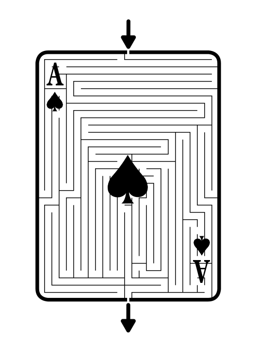 Ace of Spades Mazes