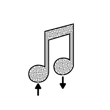  Musical Note Mazes