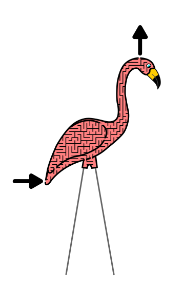Pink Flamingo Mazes