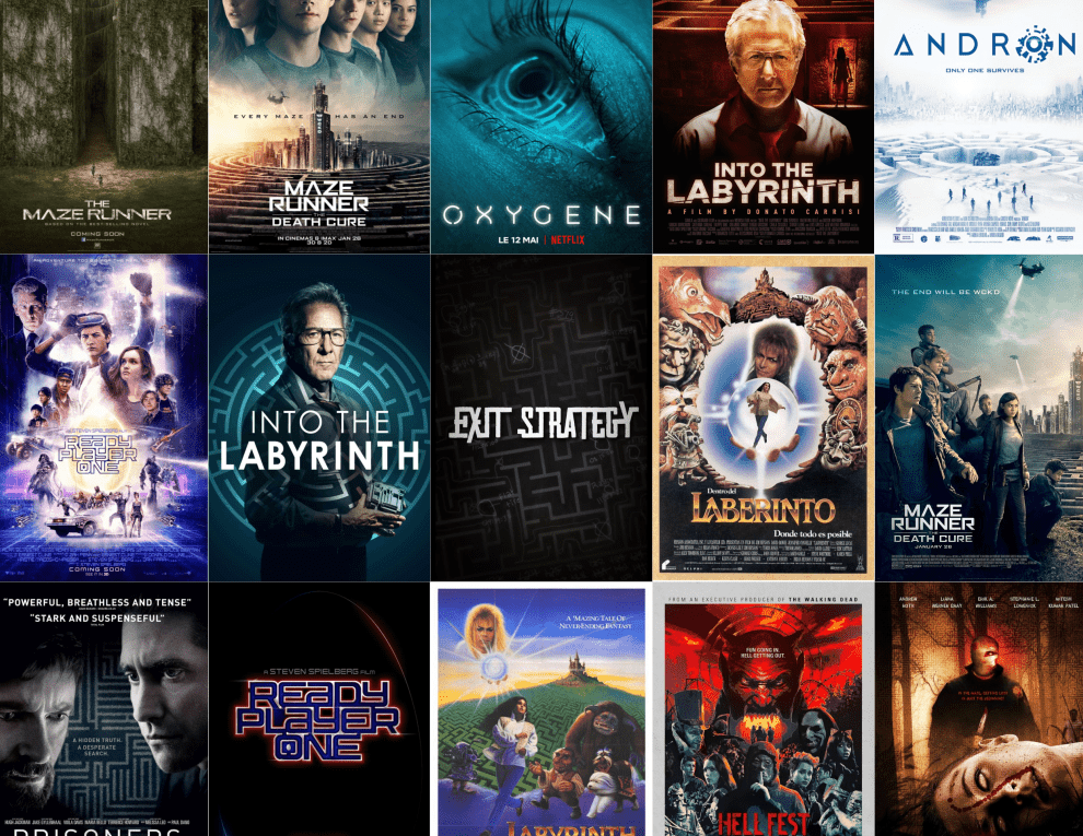 The 10 Best Maze Themed Movie Posters
