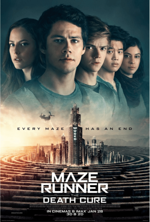 The Maze Runner Death Cure movie poster