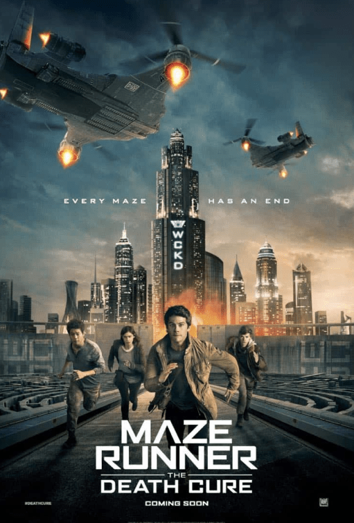 Maze Runner Death Cure movie poster
