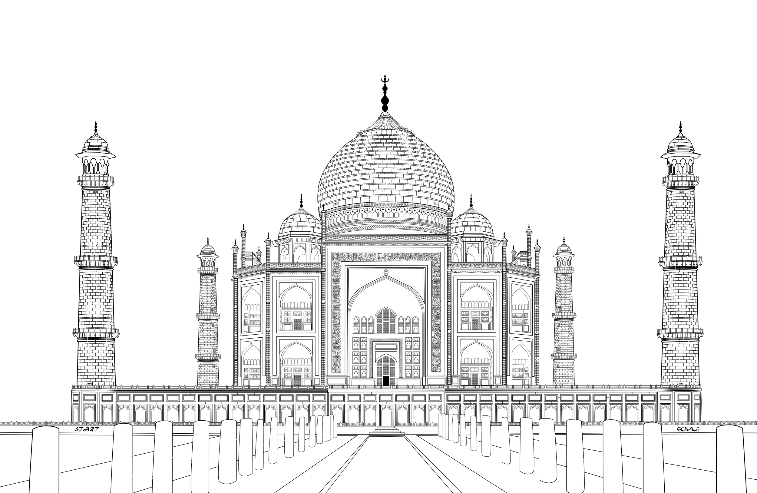 Taj Mahal Maze
