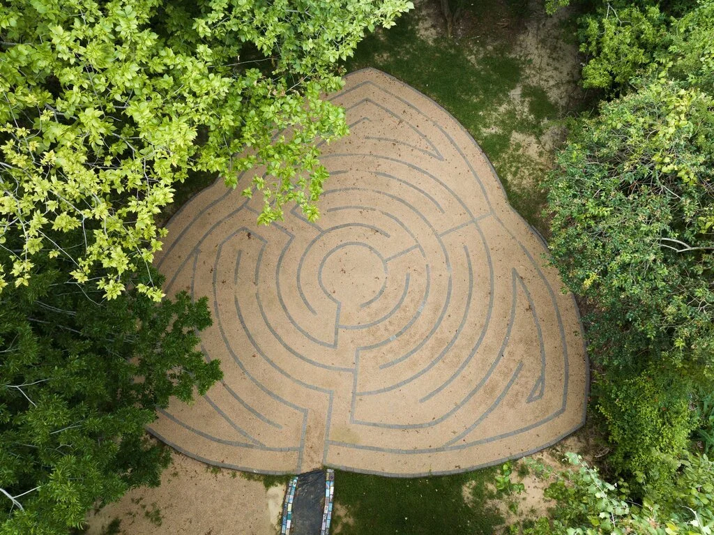 Triquetra Labyrinth - Ecclesia Houston