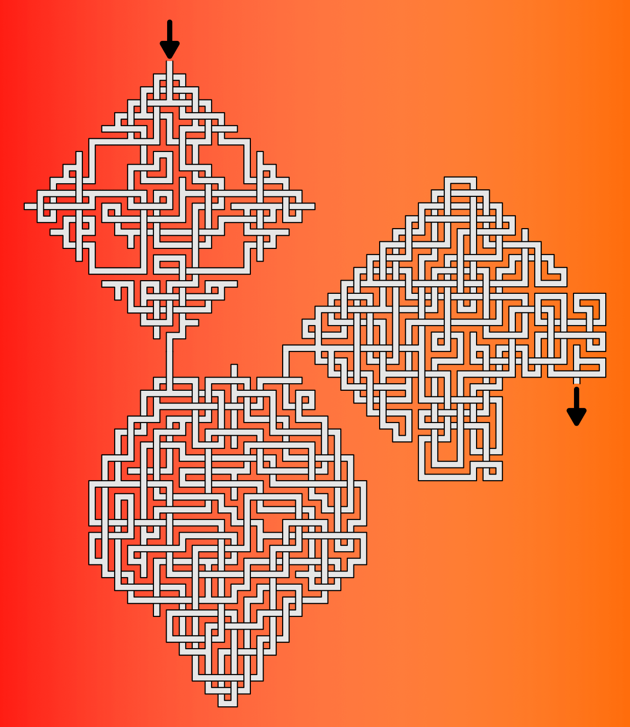 Weekly Hard Maze #9 - Weaving Maze