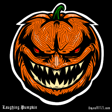 Evil Pumpkin Maze brighter orange
