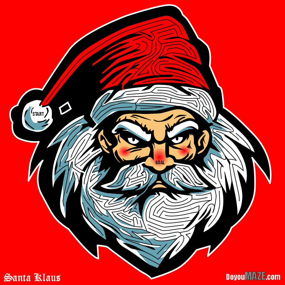 Santa Klaus Maze Red version