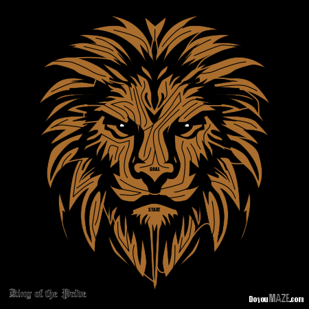 Maze of the Week #137 - Lion — Free Printable Mazes for All Ages