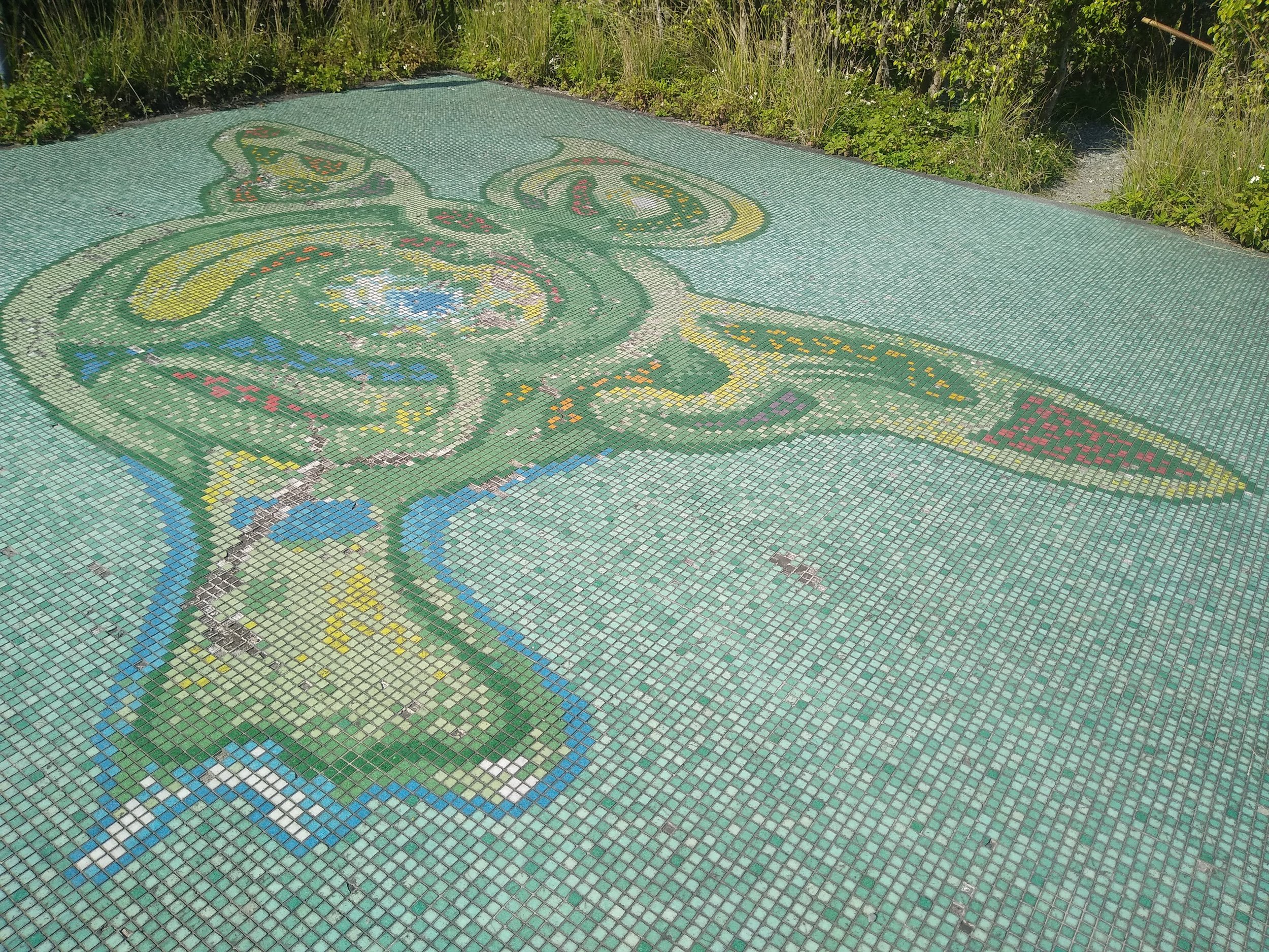 Maze mosaic